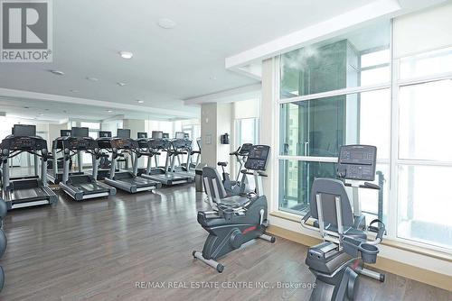 #2903 -4070 Confederation Pkwy, Mississauga, ON - Indoor Photo Showing Gym Room