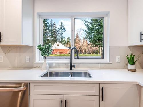 Sl1-Sl6-151 Shelly Rd, Parksville, BC - Indoor Photo Showing Kitchen With Double Sink
