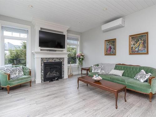 2191 Stonewater Lane, Sooke, BC - Indoor Photo Showing Living Room With Fireplace