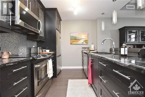 310 Centrum Boulevard Unit#609, Orleans, ON - Indoor Photo Showing Kitchen With Upgraded Kitchen