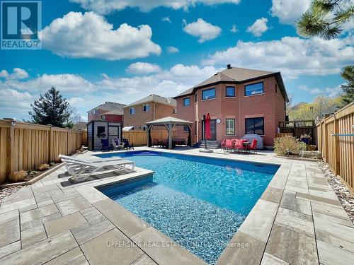 30 Stemmle Dr, Aurora, ON - Outdoor With In Ground Pool With Deck Patio Veranda With Backyard