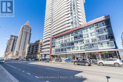 4204 - 4065 Confederation Parkway E, Mississauga, ON - Outdoor With Balcony With Facade