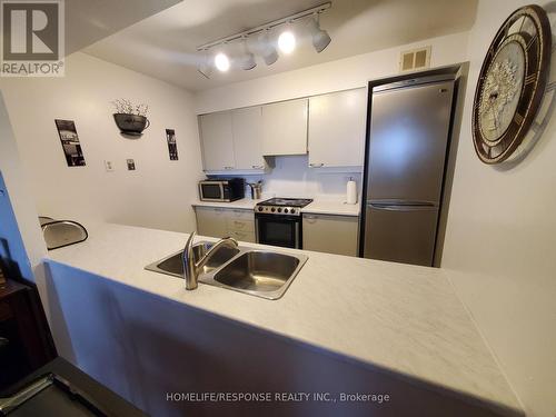 #1602 -50 Eglinton Ave W, Mississauga, ON - Indoor Photo Showing Kitchen With Double Sink