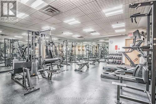 #1602 -50 Eglinton Ave W, Mississauga, ON - Indoor Photo Showing Gym Room