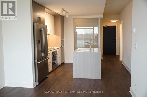 #322 -1575 Lakeshore Rd W, Mississauga, ON - Indoor Photo Showing Kitchen With Stainless Steel Kitchen