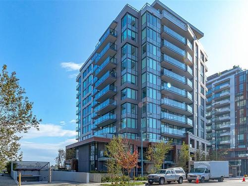 708-369 Tyee Rd, Victoria, BC - Outdoor With Balcony With Facade