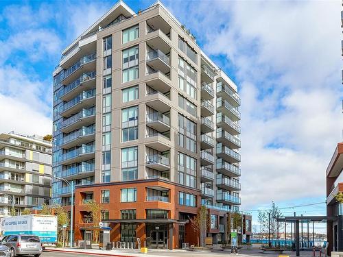 708-369 Tyee Rd, Victoria, BC - Outdoor With Balcony With Facade
