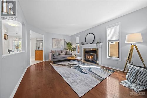 79 Beddington Avenue, Nepean, ON - Indoor Photo Showing Living Room With Fireplace