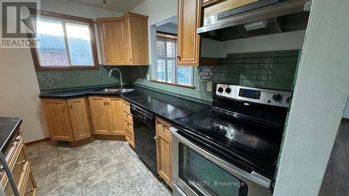 313 Main Street, St. Catharines, ON - Indoor Photo Showing Kitchen With Double Sink