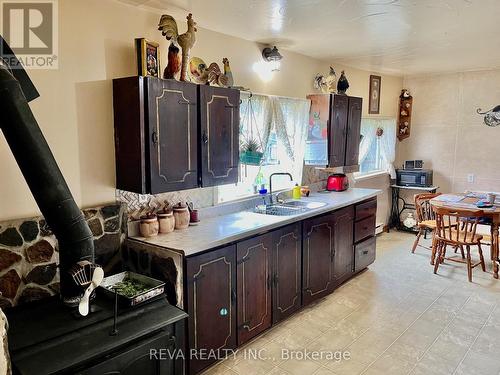 1073 Airport Road, Faraday, ON - Indoor Photo Showing Kitchen With Double Sink