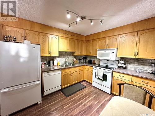301 1442 102Nd Street, North Battleford, SK - Indoor Photo Showing Kitchen With Double Sink