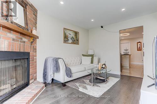 23 Martlesham Road, Markham, ON - Indoor Photo Showing Living Room With Fireplace