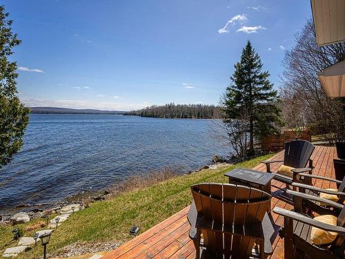Patio - 2842 Ch. Du Tour-Du-Lac, Nominingue, QC - Outdoor With Body Of Water With View