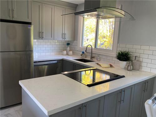89 Greeningdon Drive, Hamilton, ON - Indoor Photo Showing Kitchen With Upgraded Kitchen