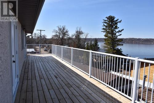 471 Lake Road, Fort San, SK - Outdoor With Body Of Water With Deck Patio Veranda With Exterior