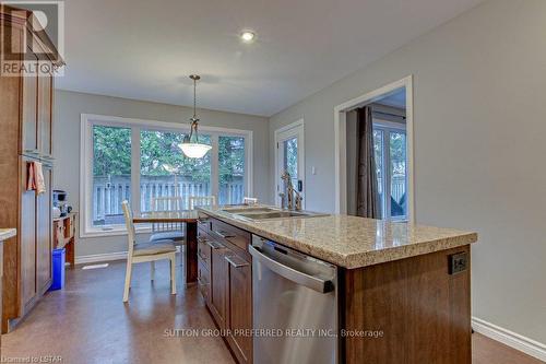 38 Bassenthwaite Cres, London, ON - Indoor Photo Showing Kitchen With Double Sink