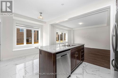 24 Speckled Alder Street, Caledon, ON - Indoor Photo Showing Kitchen With Double Sink