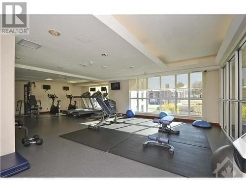 200 Rideau Street Unit#1302, Ottawa, ON - Indoor Photo Showing Gym Room