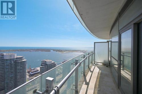 4103 - 12 York Street, Toronto, ON - Outdoor With Body Of Water With Balcony With View With Exterior