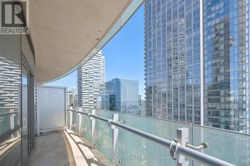 4103 - 12 York Street, Toronto, ON - Outdoor With Balcony With Exterior