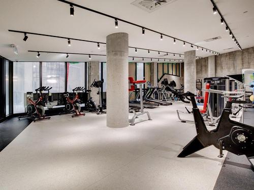 Salle d'exercice - 803-1552 Rue Des Bassins, Montréal (Le Sud-Ouest), QC - Indoor Photo Showing Gym Room