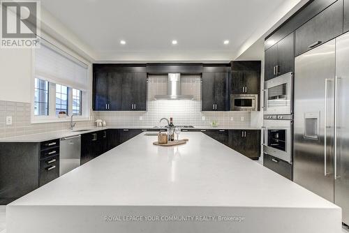 119 Lady Jessica Dr, Vaughan, ON - Indoor Photo Showing Kitchen With Stainless Steel Kitchen With Upgraded Kitchen