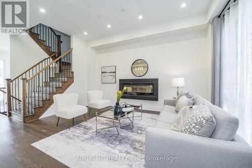 3 Crestridge Dr, Vaughan, ON - Indoor Photo Showing Living Room With Fireplace