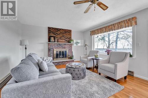 57 Glebe Crescent S, Brampton, ON - Indoor Photo Showing Living Room With Fireplace