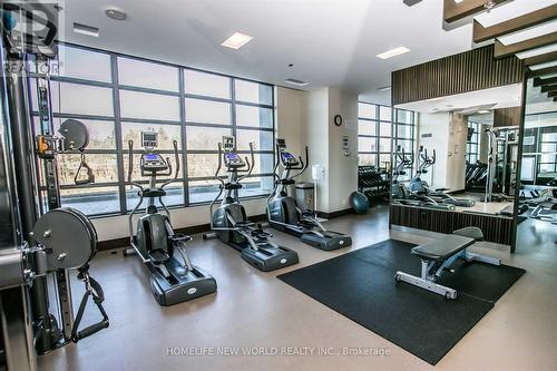 915 - 35 Brian Peck Crescent, Toronto, ON - Indoor Photo Showing Gym Room