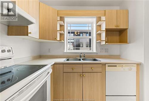 380 Champlain St Unit#1, Dieppe, NB - Indoor Photo Showing Kitchen With Double Sink