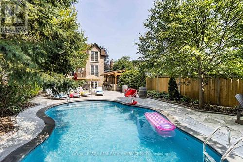 26 Prennan Avenue, Toronto, ON - Outdoor With In Ground Pool With Backyard