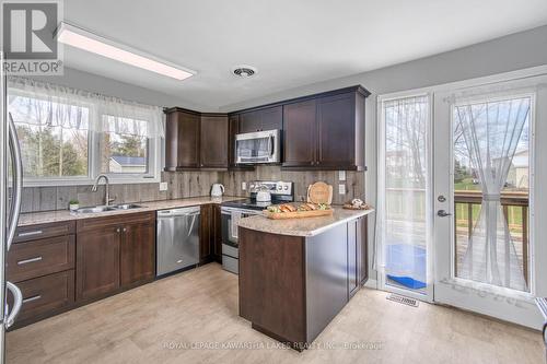 49 Weldon Road, Kawartha Lakes, ON - Indoor Photo Showing Kitchen With Double Sink