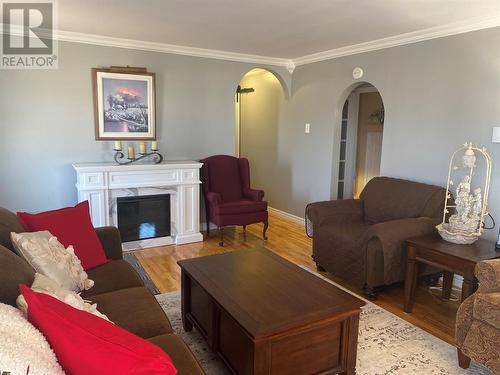 2 Bayview Street, Stephenville Crossing, NL - Indoor Photo Showing Living Room With Fireplace