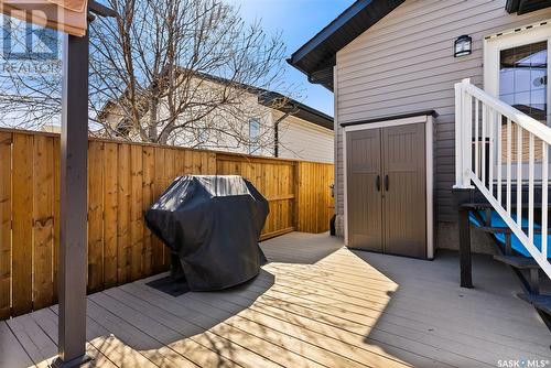 4418 Nicurity Drive, Regina, SK - Outdoor With Deck Patio Veranda With Exterior