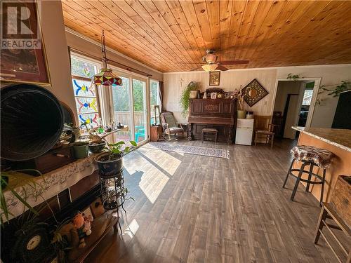 38 Dominion Bay Road, Spring Bay, Manitoulin Island, ON - Indoor With Fireplace