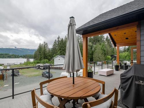 10407 Marina Vista Dr, Port Alberni, BC - Outdoor With Body Of Water With Deck Patio Veranda With Exterior