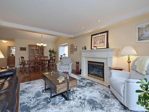 60 Renaissance Pt, New Tecumseth, ON - Indoor Photo Showing Living Room With Fireplace
