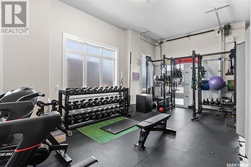 125 Greenbryre Crescent N, Corman Park Rm No. 344, SK - Indoor Photo Showing Gym Room