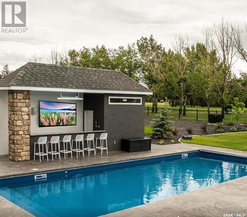 125 Greenbryre Crescent N, Corman Park Rm No. 344, SK - Outdoor With In Ground Pool