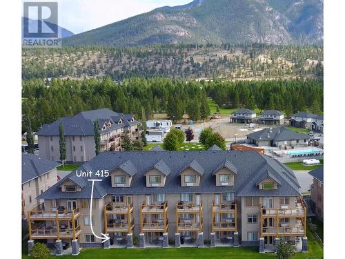 400 Bighorn Boulevard Unit# 415 N, Radium Hot Springs, BC - Outdoor With View