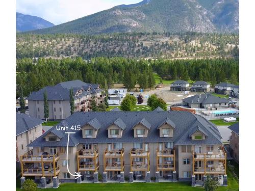 415 N - 400 Bighorn Boulevard, Radium Hot Springs, BC - Outdoor With View