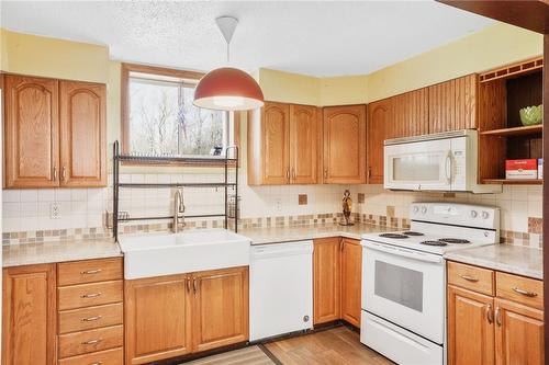 1849 Fiddlers Green Road, Ancaster, ON - Indoor Photo Showing Kitchen With Double Sink