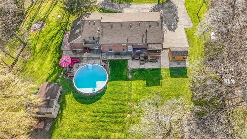 1849 Fiddlers Green Road, Ancaster, ON - Outdoor With Above Ground Pool