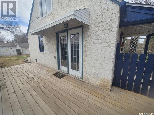32 Charles Crescent, Regina, SK - Outdoor With Deck Patio Veranda With Exterior