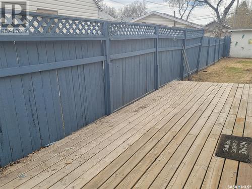 32 Charles Crescent, Regina, SK - Outdoor With Deck Patio Veranda