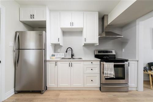 129 Durham Street|Unit #Unit 1, Port Colborne, ON - Indoor Photo Showing Kitchen With Stainless Steel Kitchen With Double Sink
