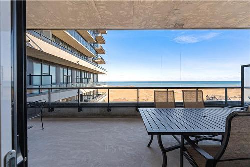 550 North Service Road|Unit #910, Grimsby, ON - Outdoor With Body Of Water With Balcony With Exterior