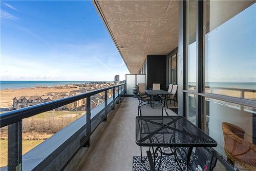 550 North Service Road|Unit #910, Grimsby, ON - Outdoor With Body Of Water With Balcony With View With Exterior