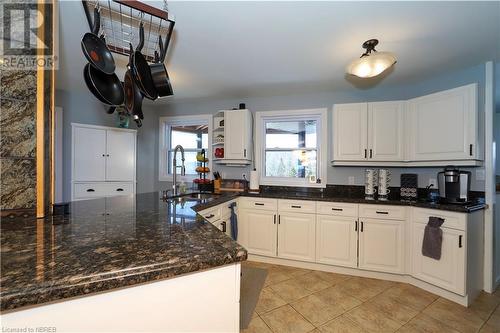 33 White Bear Court, Temagami, ON - Indoor Photo Showing Kitchen With Double Sink