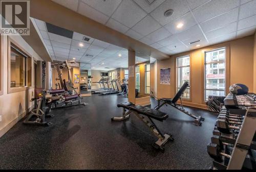 1128 Sunset Drive Unit# 1104, Kelowna, BC - Indoor Photo Showing Gym Room
